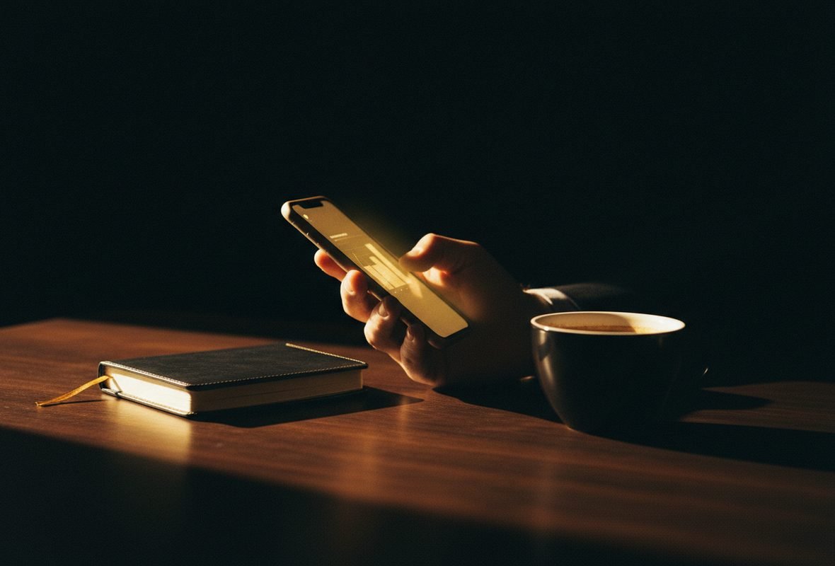 Acompanhamento do resultado pelo celular na rotina da semana